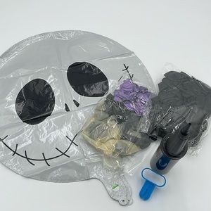 Halloween Purple/Black Decoration Balloon Set w/5 Mylar